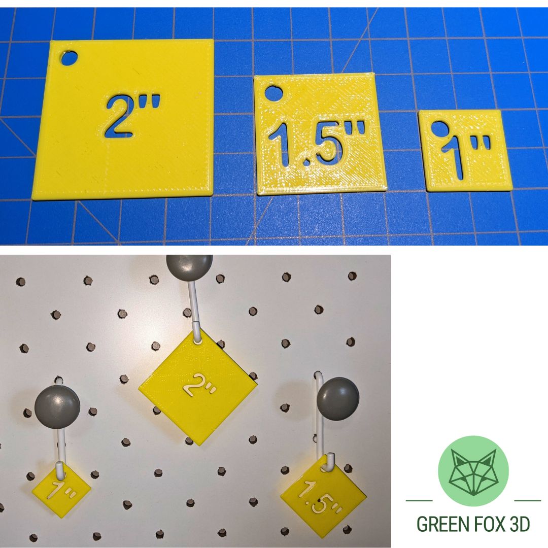 Boxed Corner Size Guides Sewing Aid