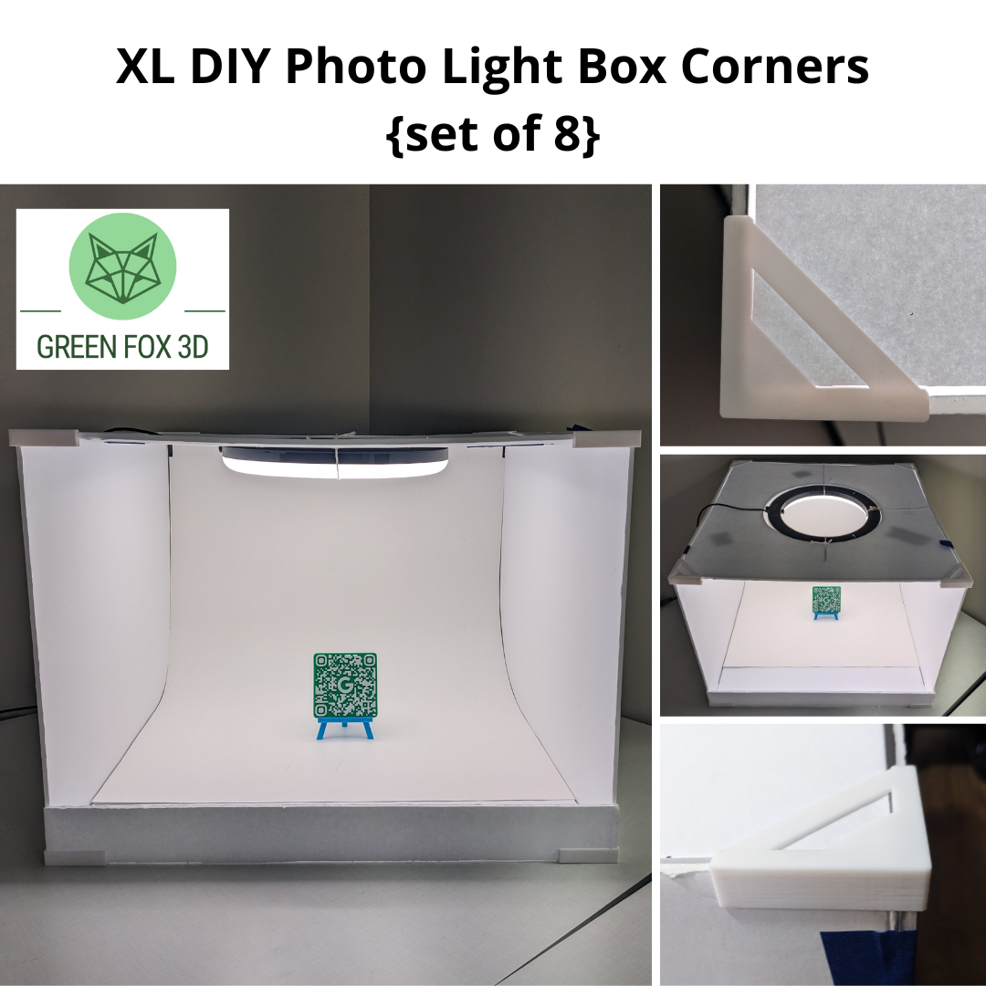 DIY Photo Light Box Corners {set of 8}