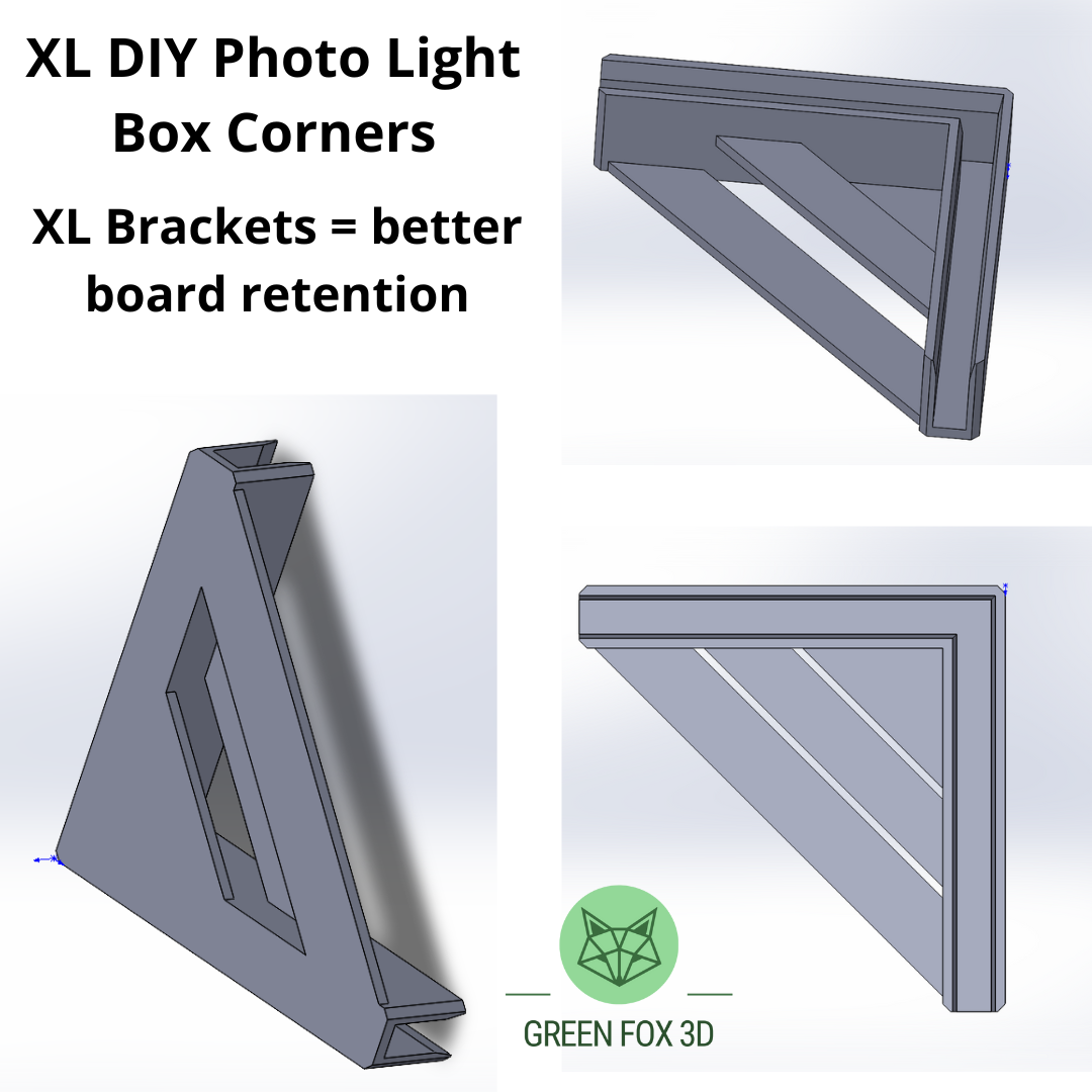 DIY Photo Light Box Corners {set of 8}