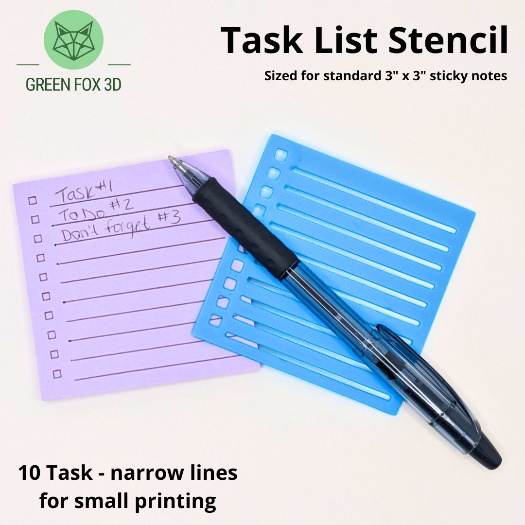 Bullet Journal To Do List Stencils