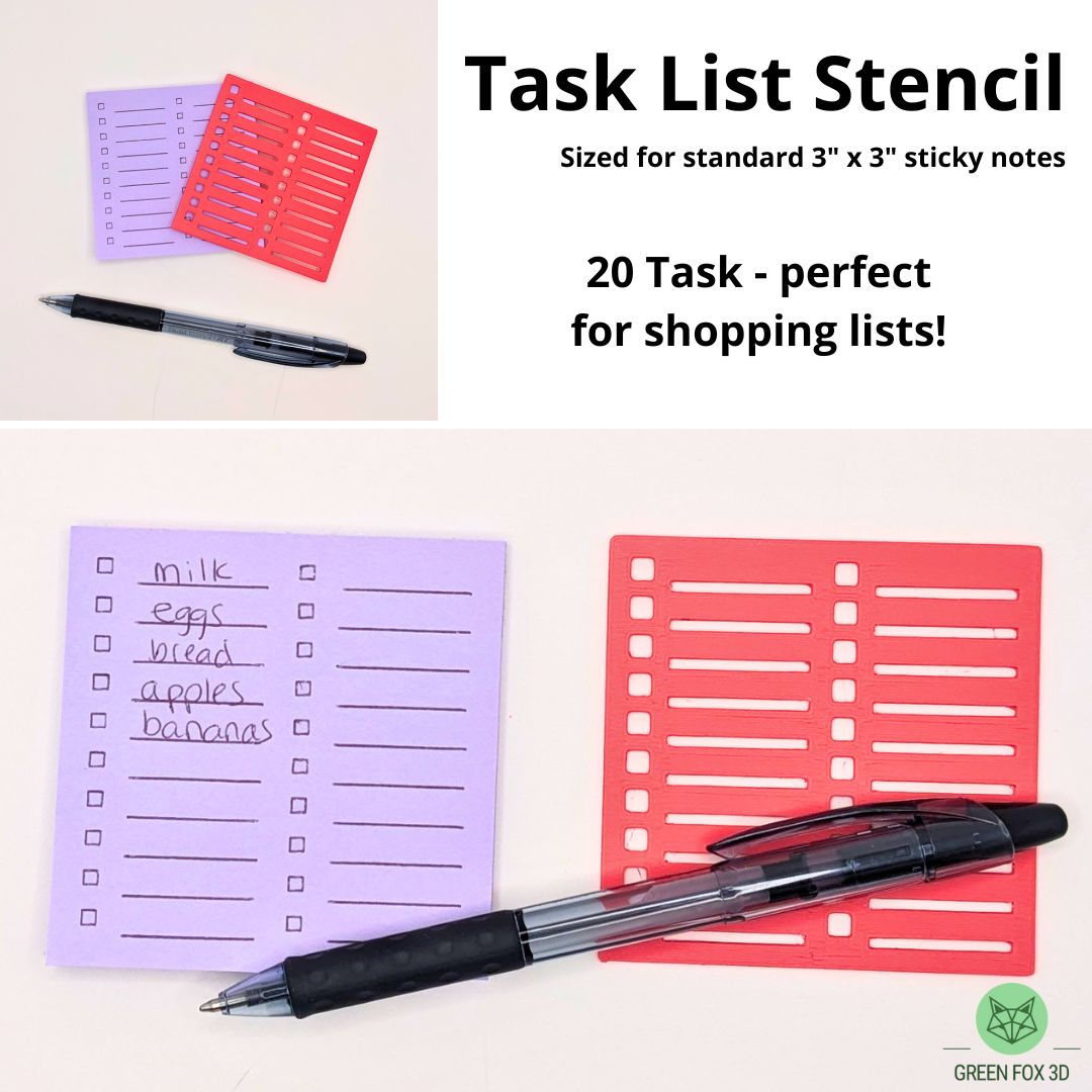 Bullet Journal To Do List Stencils