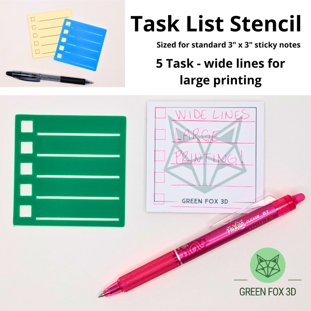 Bullet Journal To Do List Stencils