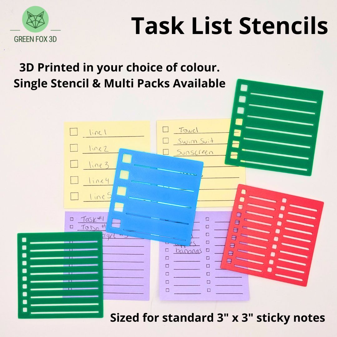 Bullet Journal To Do List Stencils