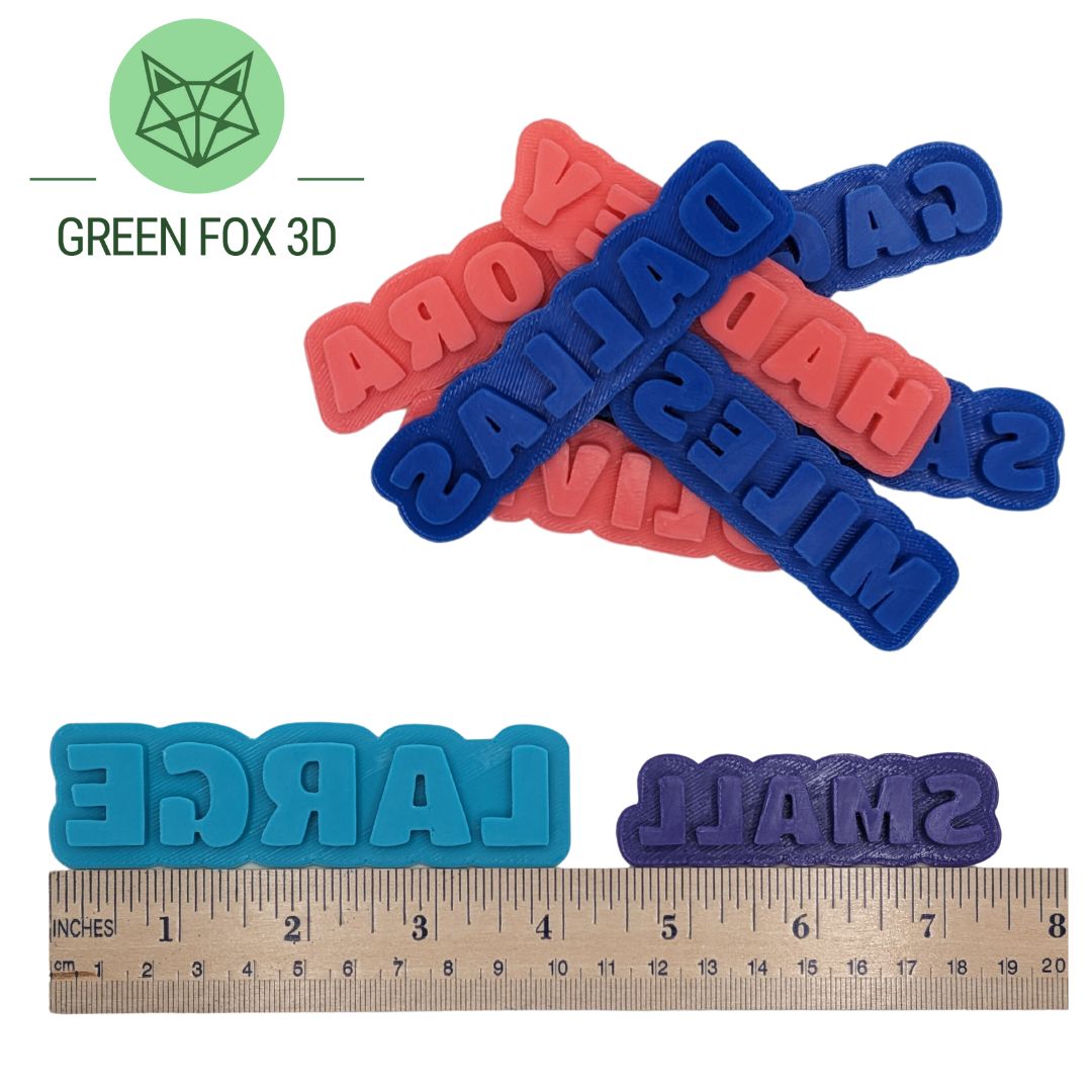 Personalized Playdoh Name Stamp {multiple styles}