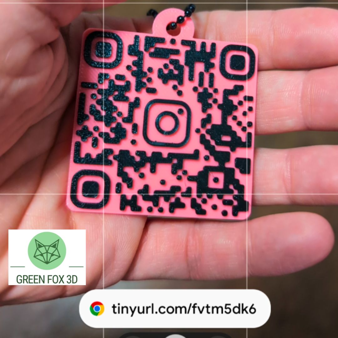QR Code Keychain