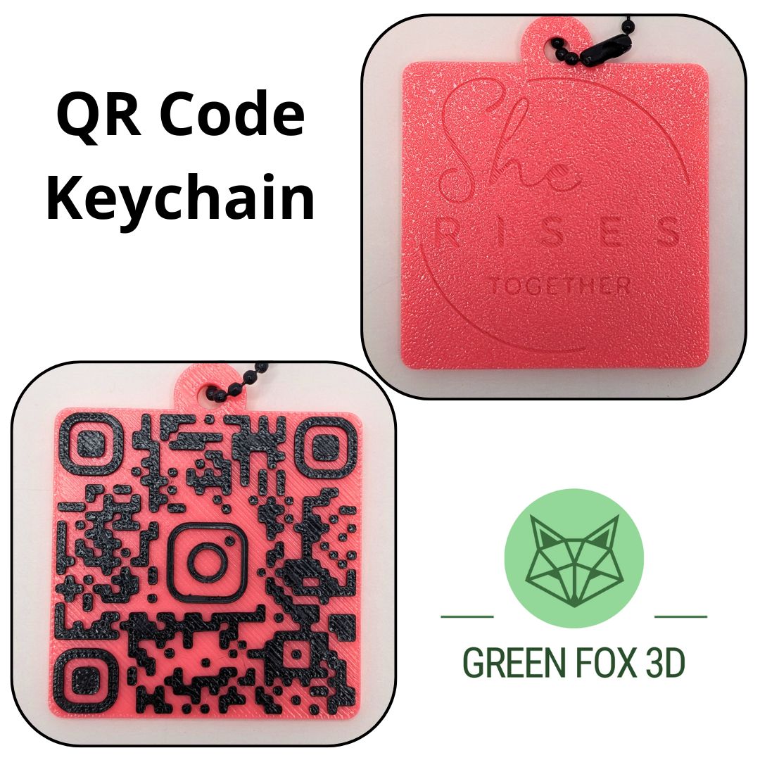 QR Code Keychain