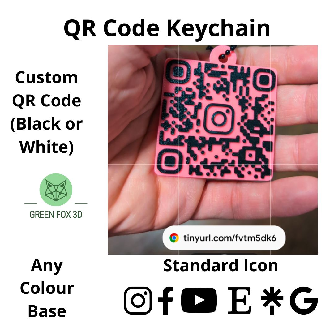 QR Code Keychain