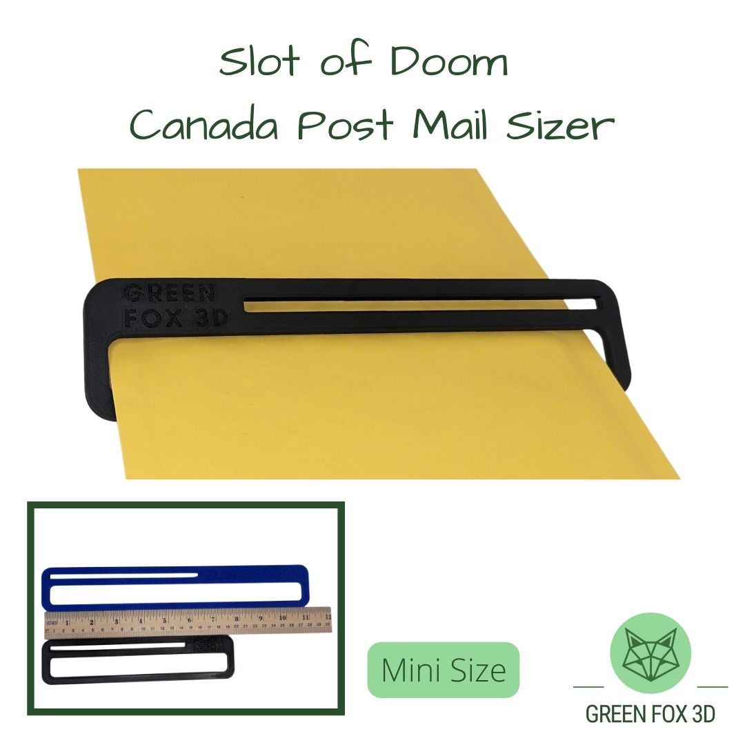 Canada Post Slot of Doom Mail Sizer {oversized lettermail sizer}