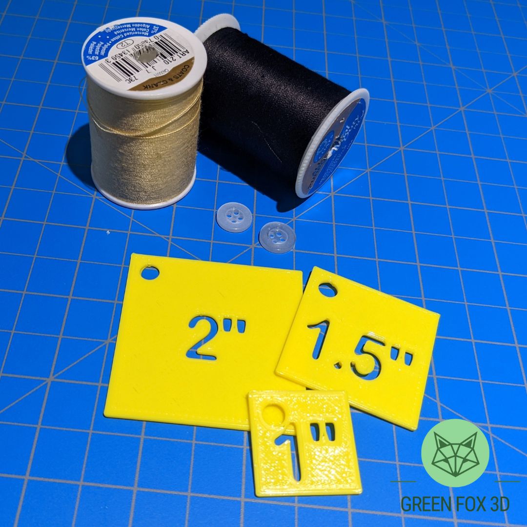 Boxed Corner Size Guides Sewing Aid {AFA Matte Black Collection}