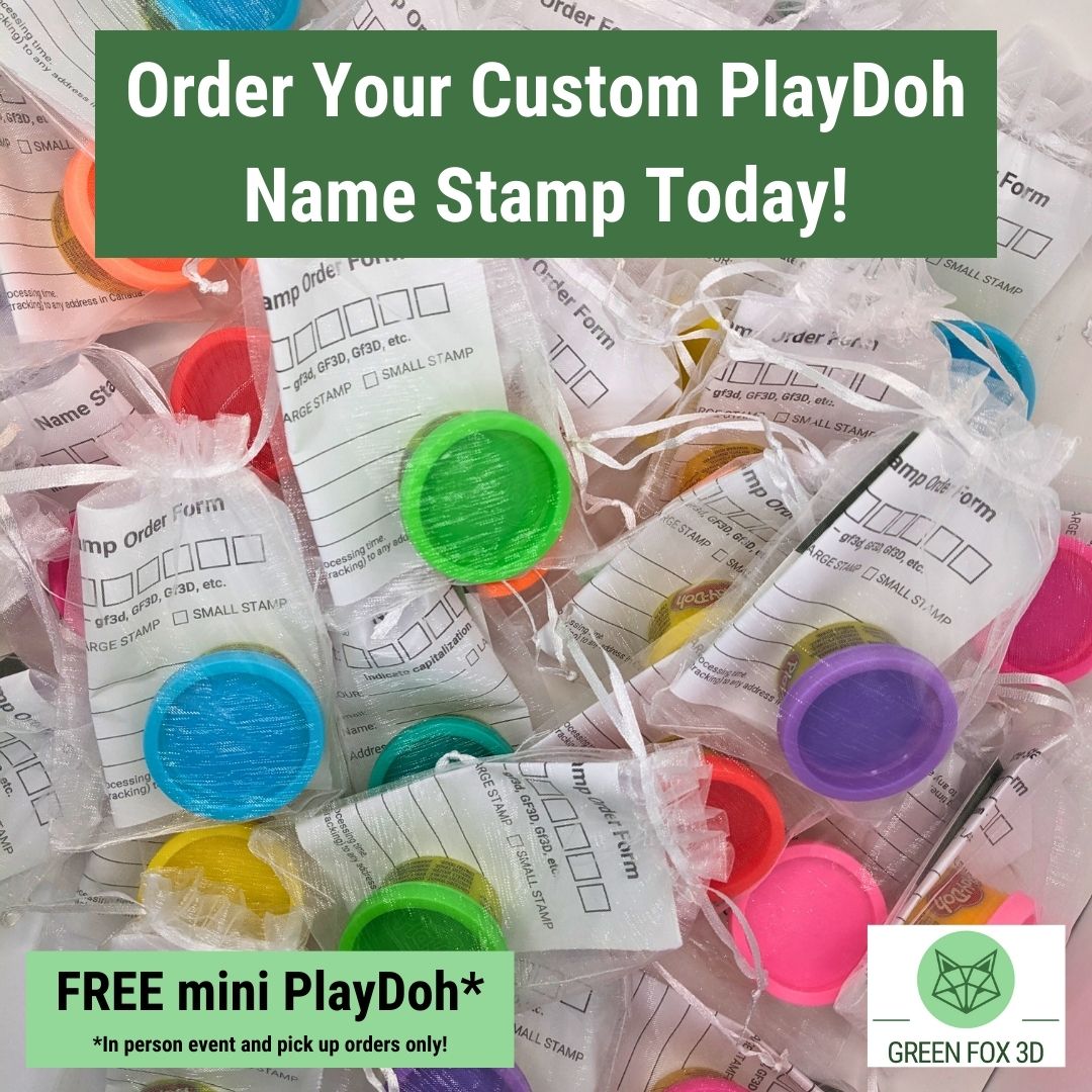 Personalized Playdoh Name Stamp {multiple styles}