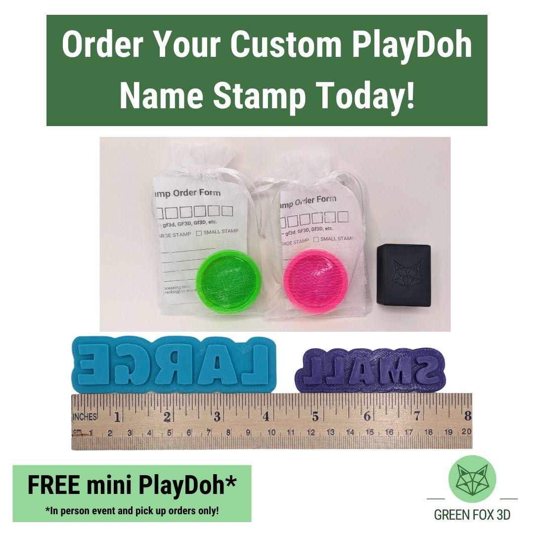 Personalized Playdoh Name Stamp {multiple styles}