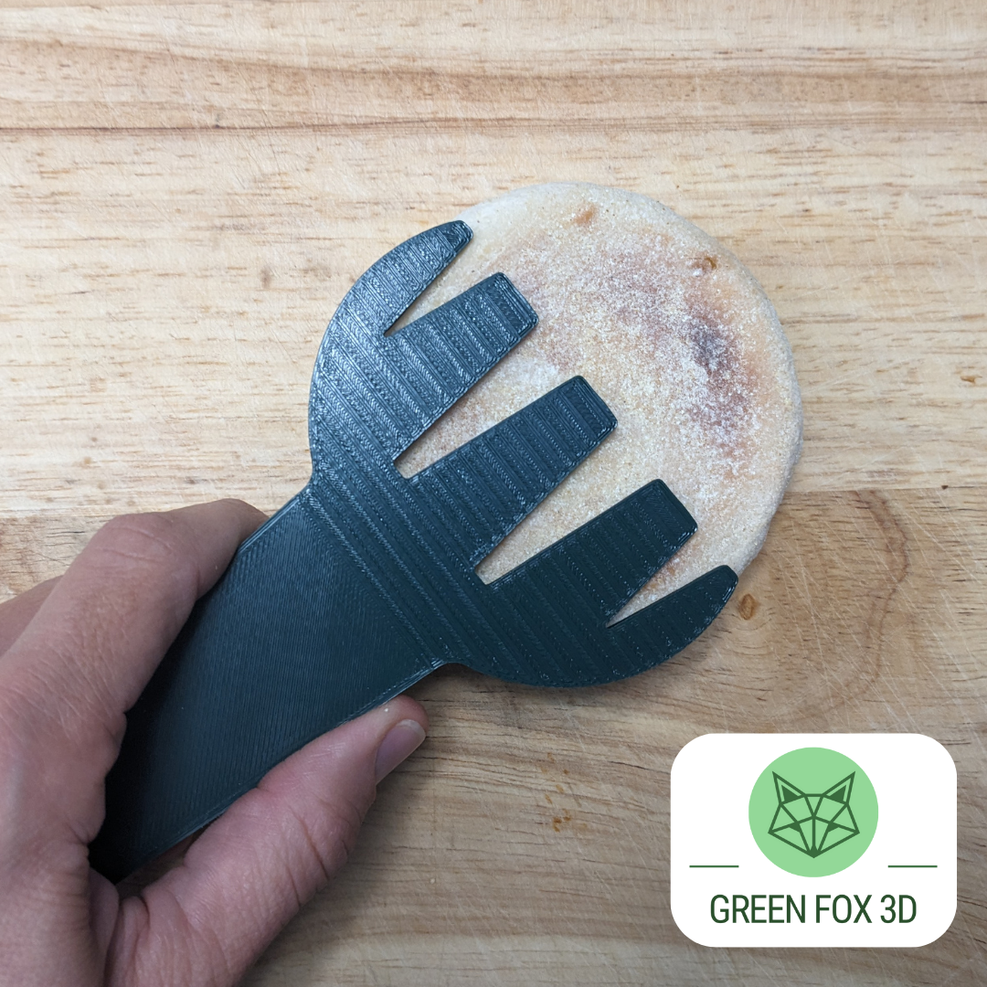 3D Printed English Muffin Splitter by Green Fox 3D