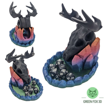 Deer Skull Dice Tower