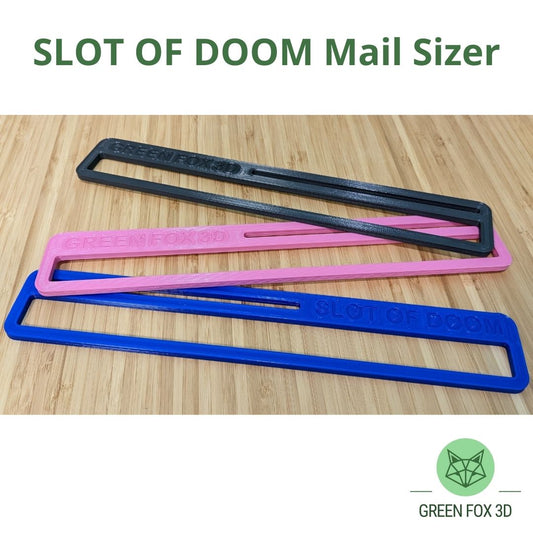 Canada Post Slot of Doom Mail Sizer {oversized lettermail sizer}