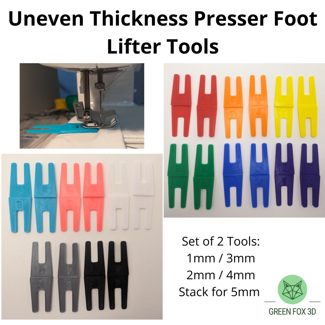 Uneven Thickness Presser Foot Lifter Tool {set of 2}