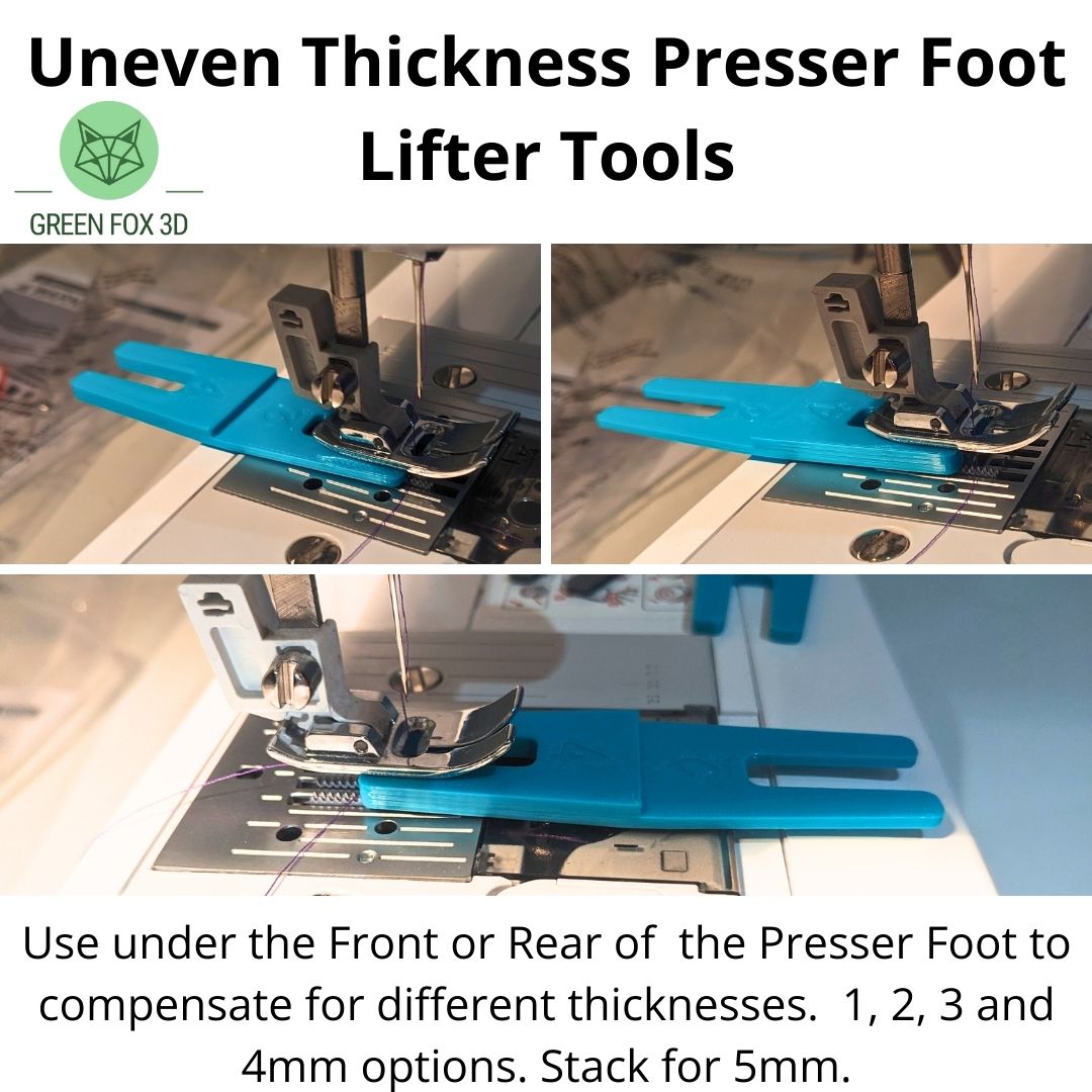 Uneven Thickness Presser Foot Lifter Tool {set of 2}