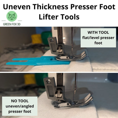 Uneven Thickness Presser Foot Lifter Tool {set of 2}