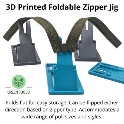 Foldable Zipper Jig {AFA matte black collection}