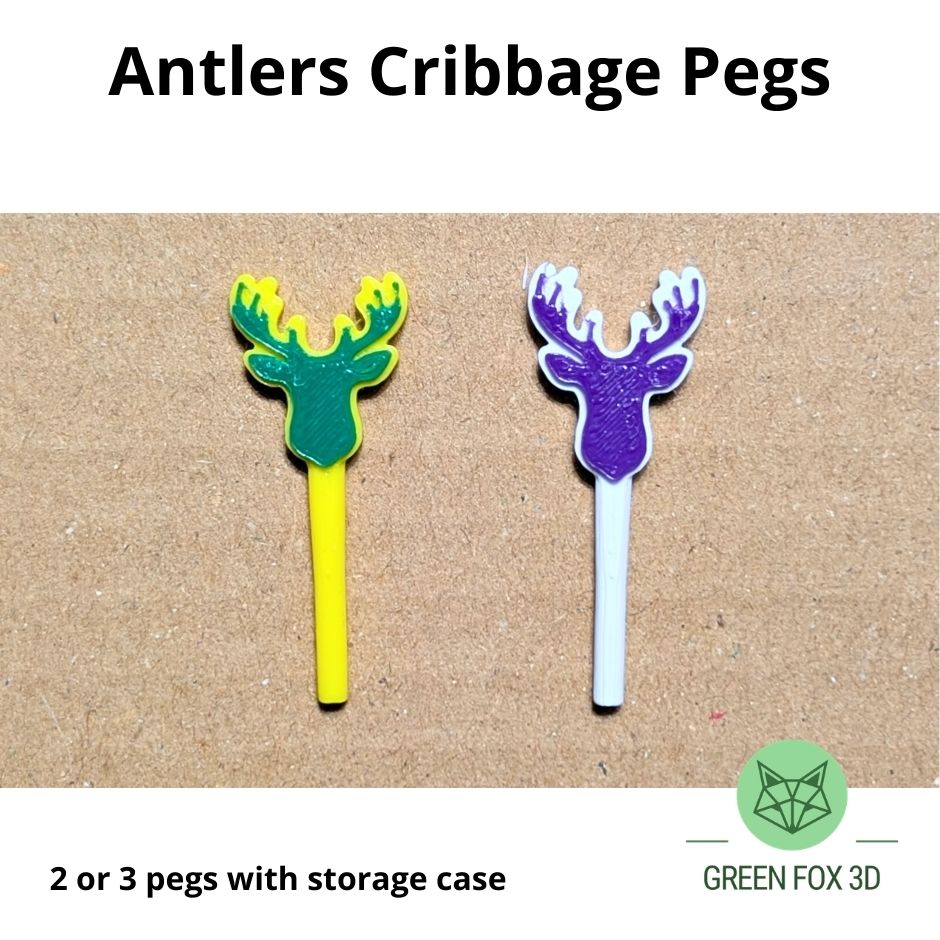 Antlers Cribbage Pegs