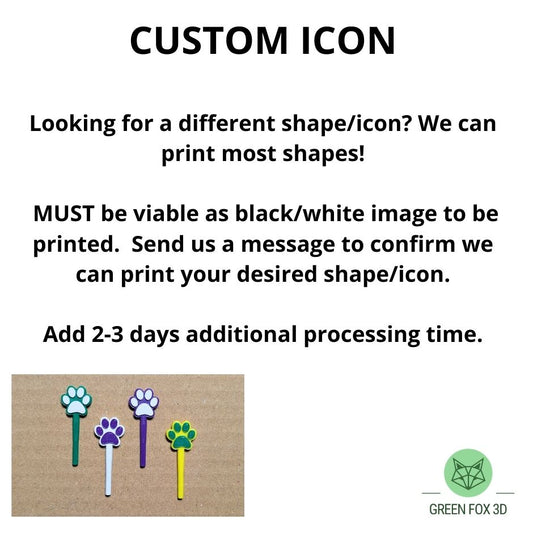 CUSTOM Icon Cribbage Pegs