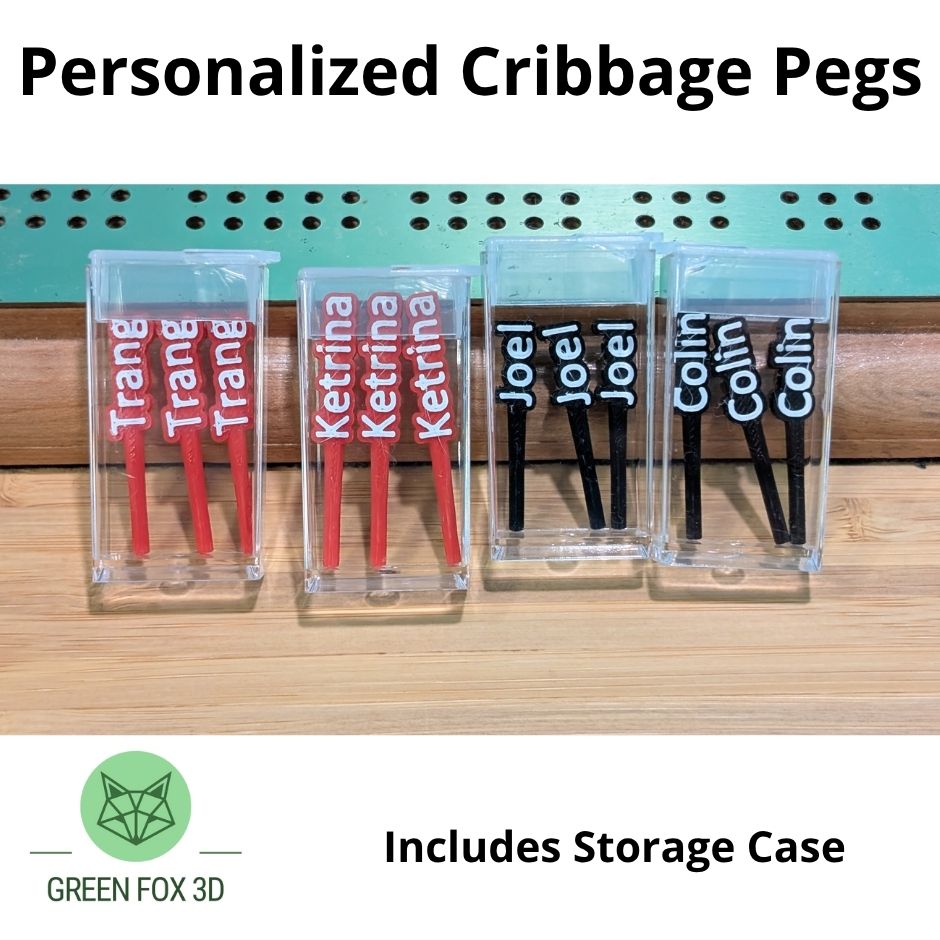 Personalized Cribbage Pegs