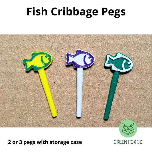 Fish Cribbage Pegs
