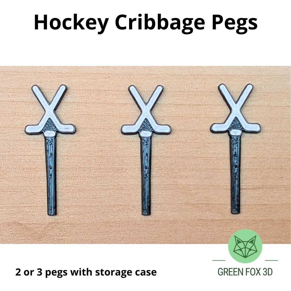 Hockey Cribbage Pegs