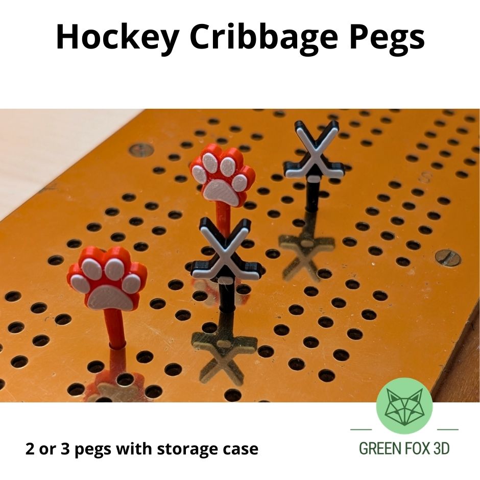 Hockey Cribbage Pegs
