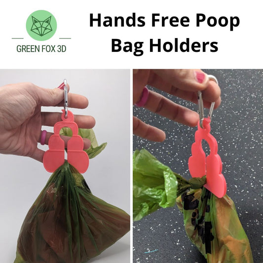 Hands Free Poop Bag Holder