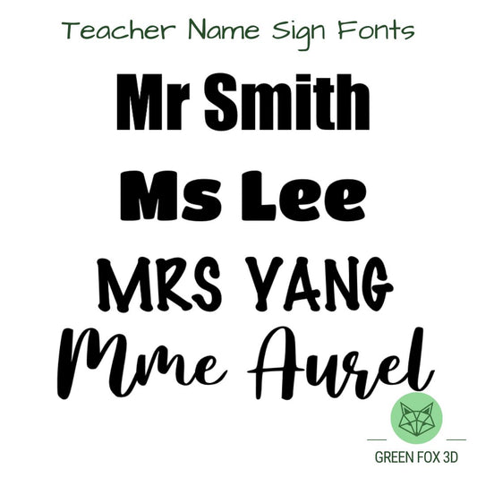 Teacher Bundle - NAME SIGN - Order at IN PERSON events only