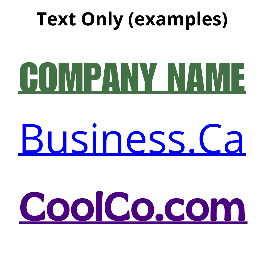 Business Name Sign