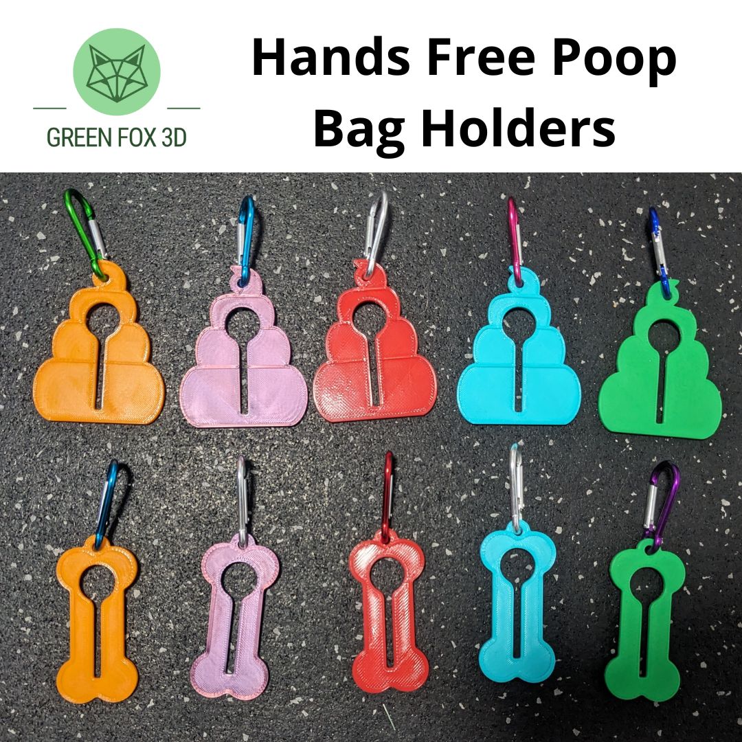 Hands Free Poop Bag Holder