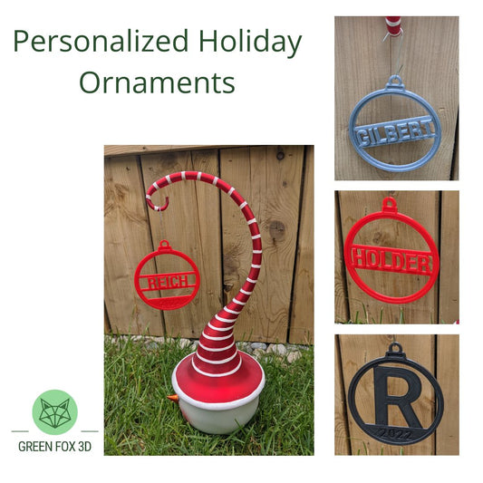 Personalized Holiday Ornament