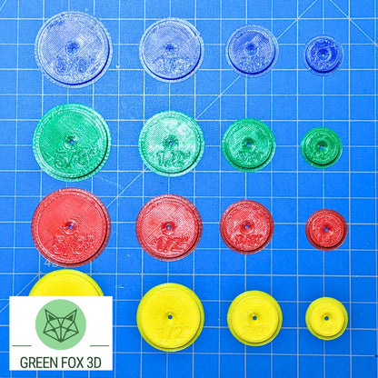 Seam Allowance Pattern Tracing Discs