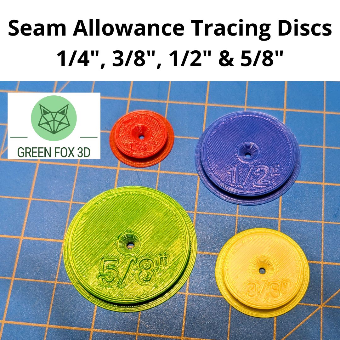 Seam Allowance Pattern Tracing Discs