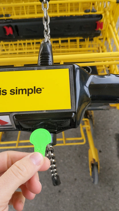 Shopping Cart Coins {reusable quarters & loonies}