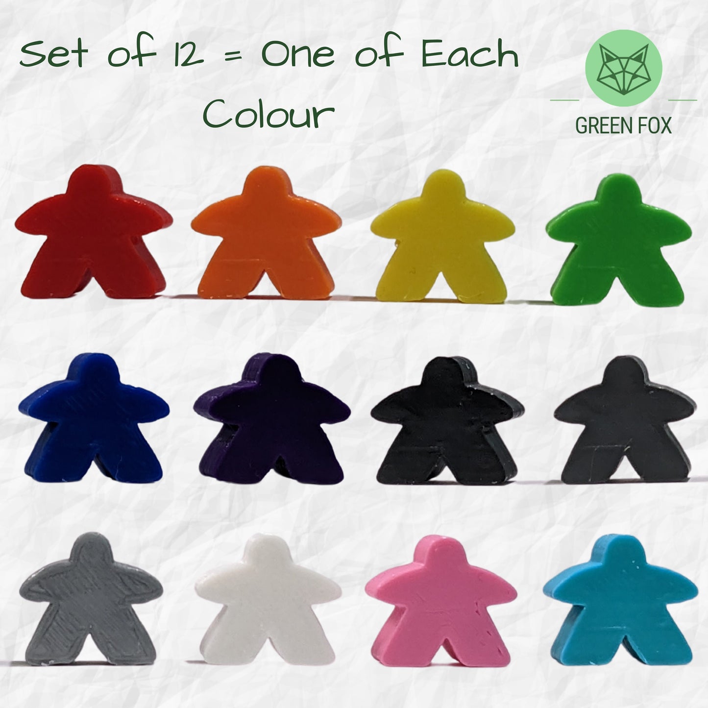 Replacement Meeples | Custom Colour Game Pieces | Mix and Match Sets